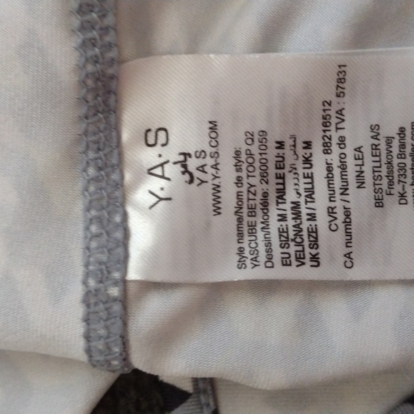 NWOT PLUS Neon RACER BACK & PATTERN Workout Tank by Y*A*S YAS!! - Picture 9 of 9